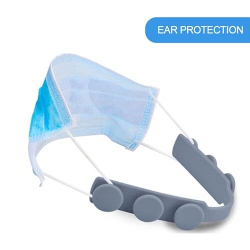 5Pcs Mask Extension Hooks Buckle Ear Protection Mask Hooks Earmuffle Artifact Mask Rope Silicone Adjustable Anti-slip Reusable
