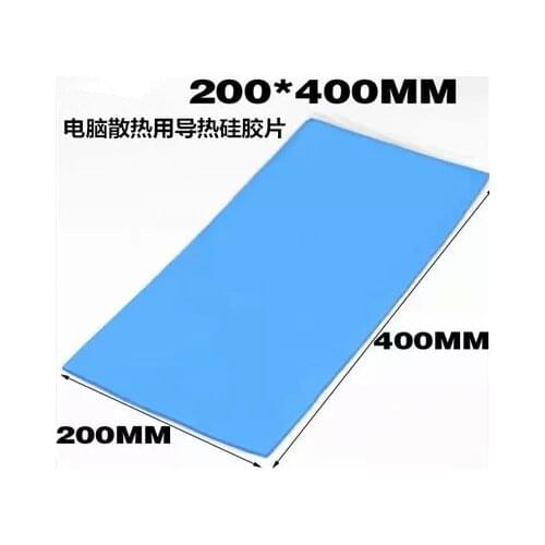 5PCS High thermal conductive silicone pad 1.0MM thick 200mm*400mm insulation thermal silicone gaskets CPU/IC Transistor Heatsink