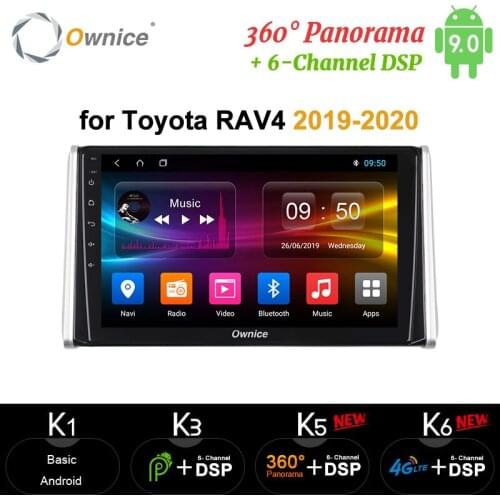 Ownice 10.1" 8Core Android 10 CAR DVD Player Radio GPS Navi DVR OBD 4G LTE 360 Panorama DSP SPDIF for Toyota RAV4 2019 2020