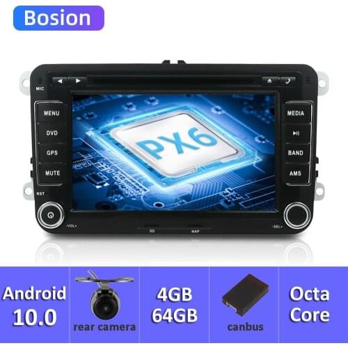 Bosion Android 10 Car Multimedia player 2 Din Car DVD For Volkswagen/Golf/Polo/Tiguan/Passat/b7/b6/SEAT/leon/Skoda Radio GPS