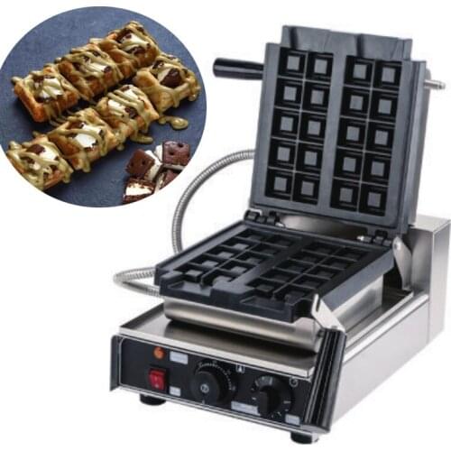 Free shipping Hotel Cooking Appliances rectangle Belgian Bubble Waffles Making Machine Professional Commercial Waffle maker