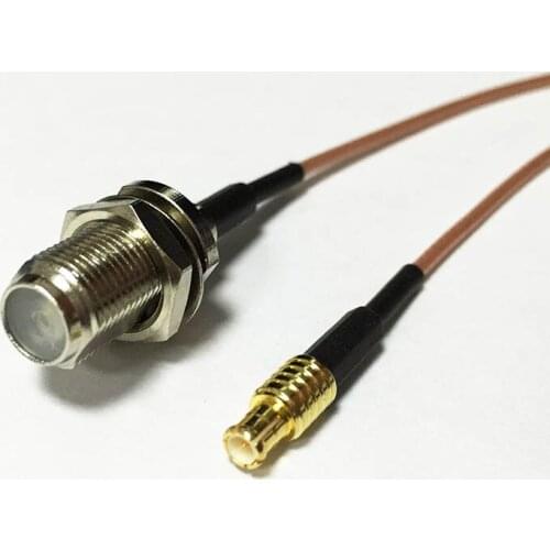 Wireless router cable MCX male straight switch F type female RF jumper cable RG178 15cm wholesale