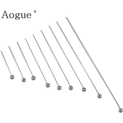 Stainless Steel Ball Head Pins Bright Silver Tone For Diy Fashion Fine Jewelry Findings Accessories
