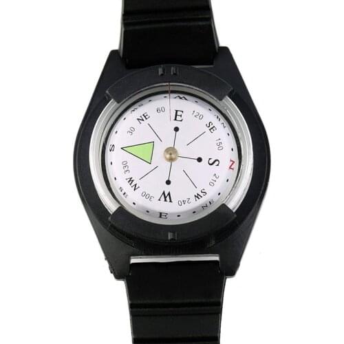 Portable Compass Watch Waterproof Outdoor WristBand Compass Navigation Survival Hiking Fishing Hunting Camping Tool