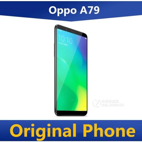 DHL Fast Delivery Oppo A79 4G LTE Cell Phone Fingerprint 16.0MP+16.0MP 6.01" Screen 4GB RAM 64GB ROM MTK6763T Octa Core GPS