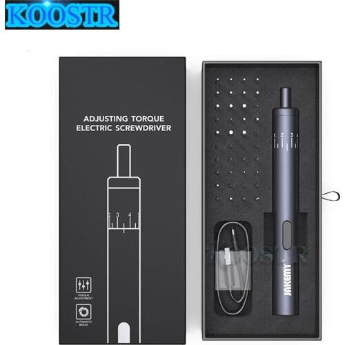 JAKEMY Model JM-Y02 plus Original Portable Magnetic Cordless Electric Screwdriver Set DIY Power Tool for Laptop Household Repair