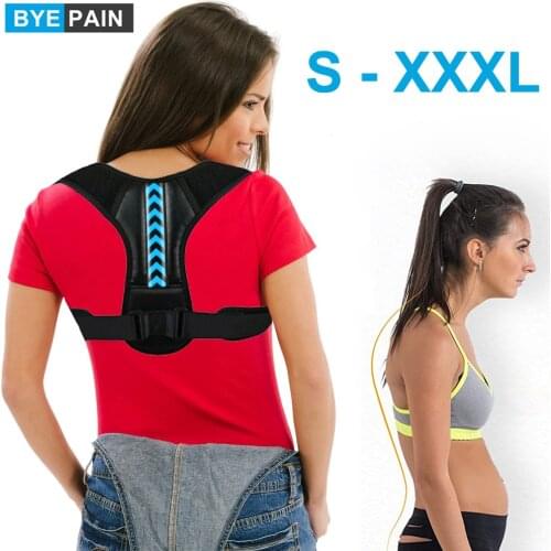 Posture Corrector for Men Women - Upper Back Straightener Brace for Thoracic Kyphosis Providing Shoulder - Neck Pain Relief