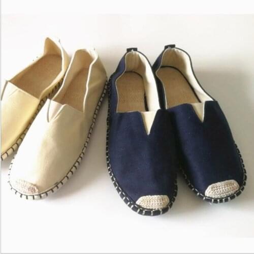 2020 New martial arts men cloth shoes Buddhist Style Kungfu yoga practice shoes Taoist Cotton Linen Leisure Comfortable shoes