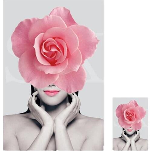 Patch Iron Ons Pink Smile Girl Stickers for Clothes Ins Heat Tranfer Patches Clothing Accessories Fashion Pattern Free Shipping