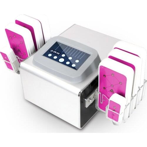 2021 New 5MW LED Laser 6 Big & 2 Small Pads Body Shaping Slimming Fat Burning Cellulite Removal Beauty Machine