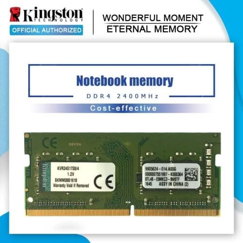 Original Kingston Memory Intel Gaming Memory DDR4 RAM 8GB 4GB 2400Mhz 1.2V 260 Pin Notebook memory RAM Memory Sticks