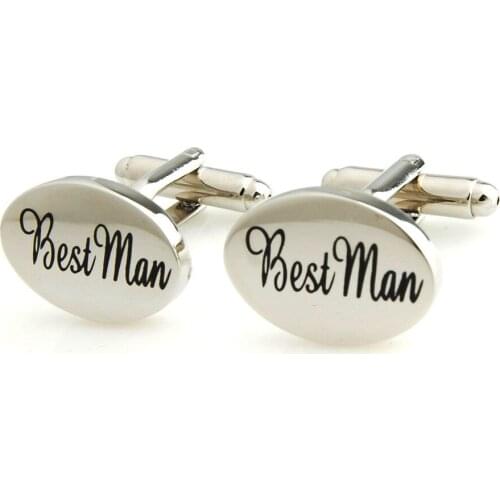 Oval Wedding Cufflinks,Groom,Best Man,Page Boy,Usher Cufflinks