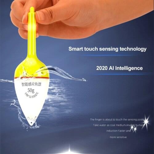 Fishing Erdai intelligent sensor fish drift belly drift electron luminous drift waterproof flat silicone waterproof ring