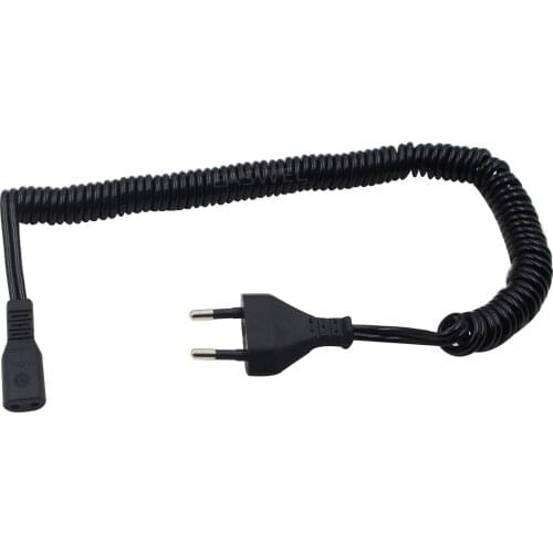 Mains 2 Pin Cable Wire Lead Plug for A Braun Remington Philips Electric Shaver