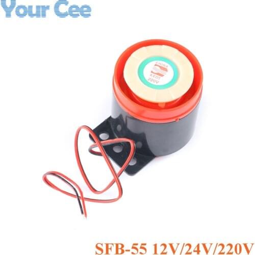 SFB-55 High Decibel Active Buzzer Alarm Speaker 12V 24V 220V SFB55 DC6-12V 12V 24V 220V Alarm Diy Electronic For Arduino