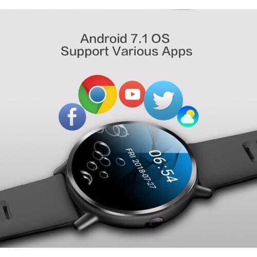 DM19 Sports LTE 4G Smartwatch OS Andriod 7.1 8.0MP MTK6739 1GB 16GB IP67 Waterproof Fitness Tracker Heart Rate