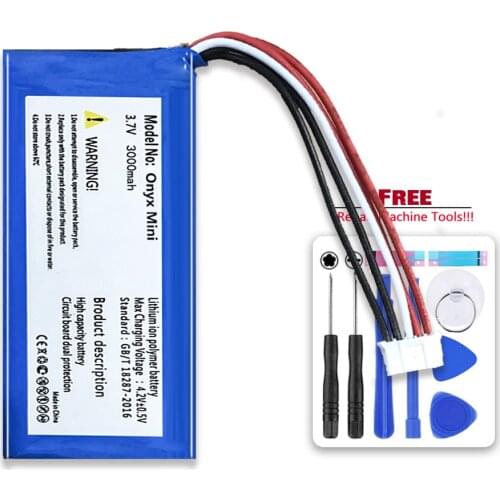 Replacement Battery 3000mAh For Harman/Kardon Onyx Mini Factory Price Batteries CP-HK07, P954374 AKKU 3.7V Speaker