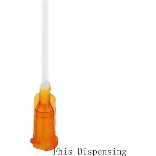 Pack of 100 Glue Dispensing Needle Tube Length 25mm 1 Inch PP Flexible Needle 15G