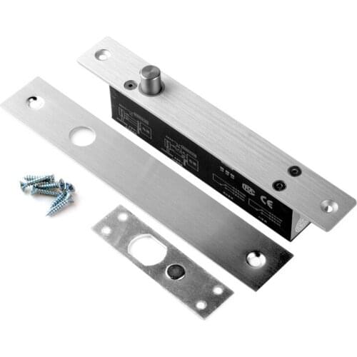 High Quality DC 12V Fail secure Low Temperature Electric Bolt Lock 5 Lines Electric Door Lock System With Time Delay Function