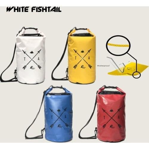 WHITE FISHTAIL Sport Bags