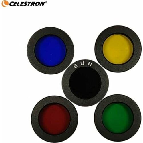 1.25Inch Telescope Kit Sun Nebula Moon Filter Set Astronomical Telescope Oculare 5Pcs Different Colors