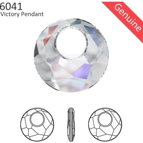 1 piece) 100% Original Crystal from Swarovski 6041 Victory pendant Made in Austria rhinestone for DIY pendant necklace making