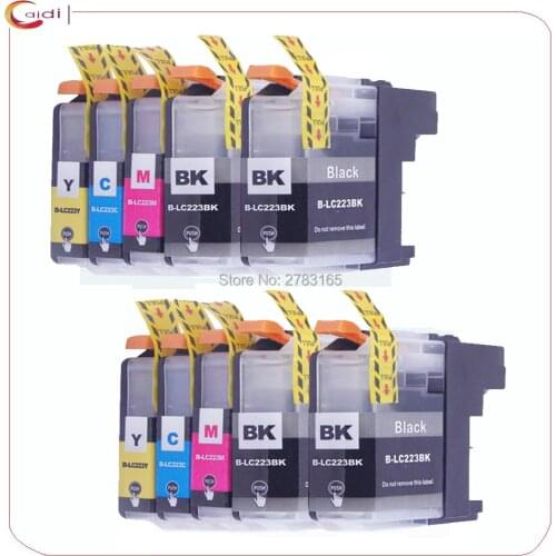 10Pack LC223 Compatible ink cartridge Brother DCP-J562DW/MFC-J480DW/MFC-J680DW/MFC-J880DW printer inks