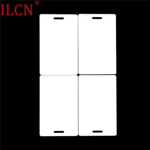 125khz ID RFID White Replicable Waterproof Thick Card Smart Tag Blank Copy Keyfobs T5577 T5200 Access Control Card Fast Shipping