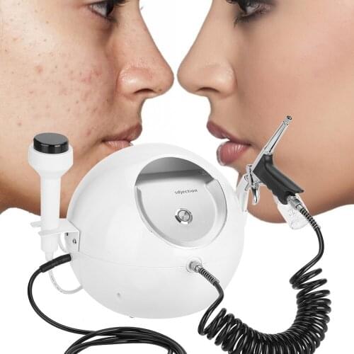 3-in-1 Oxygen Water Injection Sprayer High Frequency Ultrasonic Vibration Blackheads Removal Deep Moisturizing Beauty Instrument
