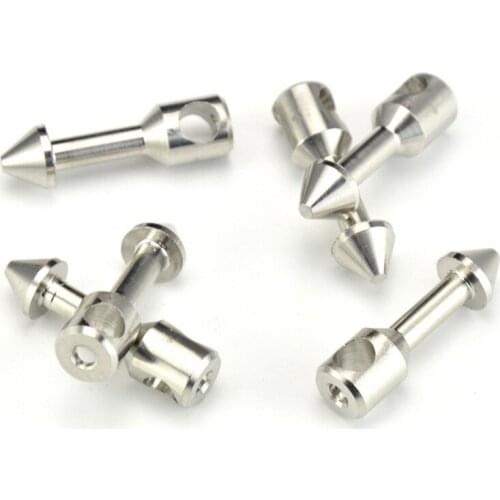 4 Pieces Stainless Steel Speargun Band Wishbone Inserts for Spearfishing and