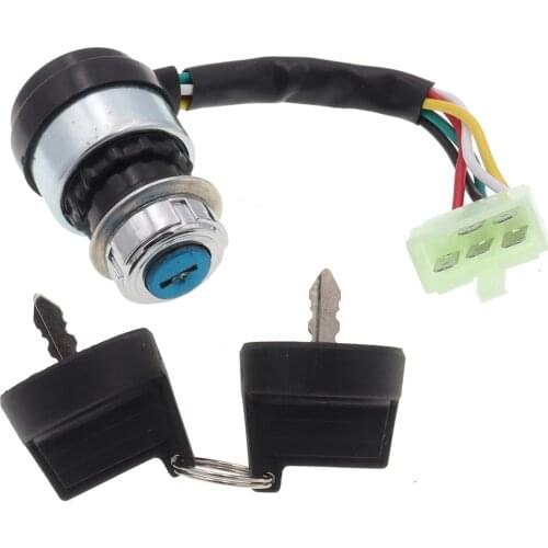 5 Pin Key Ignition Switch Fit For 50cc 110cc 150cc 200cc 250cc 300cc 400cc Gasoline Go Kart UTV Buggy Karting 4 Wheel Bike Parts