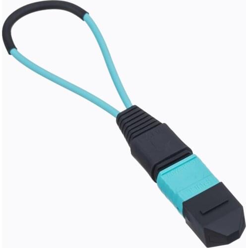 5 PCS/ Lot Free Shipping MPO Fiber Optic Loopback,24Cores,OM4 MPO Loop Back