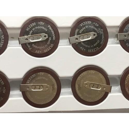 5pcs/lot PANASONIC VL2330 2330 Rechargeable batteries lithium battery coin cell for car key button