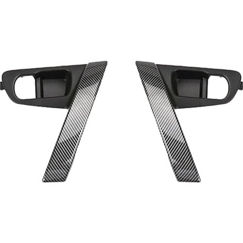 Car Carbon Fiber Interior Door Handles Base Interior Door Handle Cover Trim for Nissan Qashqai J10 2007-2015