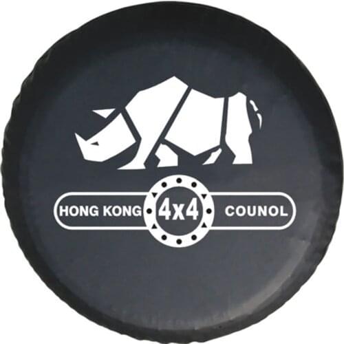 14" 15" 16" 17" Inch PVC Leather Spare Tire Wheel Cover Protector Case Pouch For Jeep Hummer Land Rover Ford Ecosport Skoda Yeti