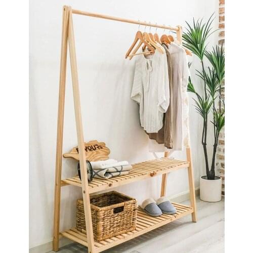 Situating style wood 2 layer robe hook. Bohemian style modern design dress regulatory, childrens room robe hook