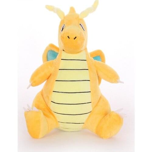 1pcs 21cm Dragonite Plush Toys Doll Dragonite Plush Pendant Soft Plush Stuffed Toys Doll for Kids Gifts