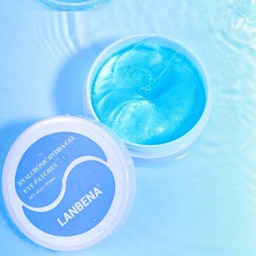 LANBENA Collagen Eye Mask Eye Patches Skin Care Hyaluronic Moisturizing Retinol Anti Anging Remove Puffy Eye Drop Shipping 60pcs