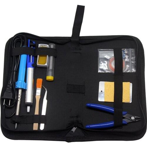 AideTek Soldering Iron Kit 15in1 Welding Tool 30W Soldering Iron Carry Bag SPC1