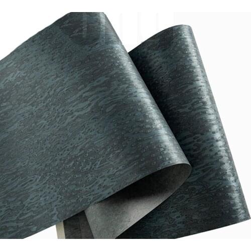 L:2.5Meters Width:55cm Thickness:0.3mm Technology Cats Eye Wood Skin Blue Cats Eye Wood Skin Rabbit Baby Cats Eye Wood