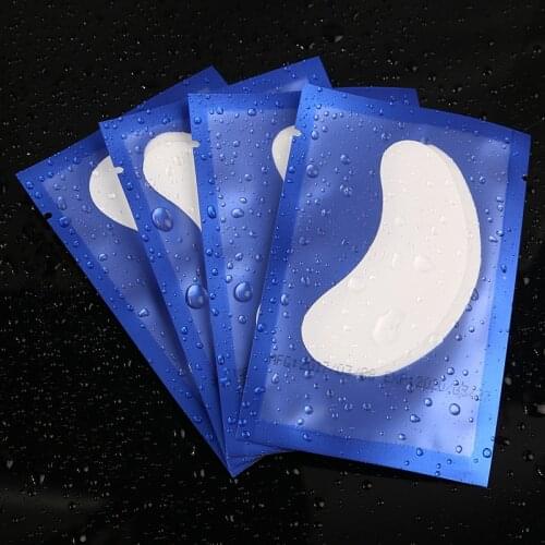 50pairs/lot Eyelash Extension Lint Free Under Eye Pad Paper Patches Tip Sticker Wraps Eyelash Extension Makeup Tool High Quality