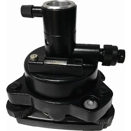 New version Black Three-jaw Tribrach & Adapter With Optical Plummet For Sokkia Nikon Topcon Total Station Prism GPS Surverying