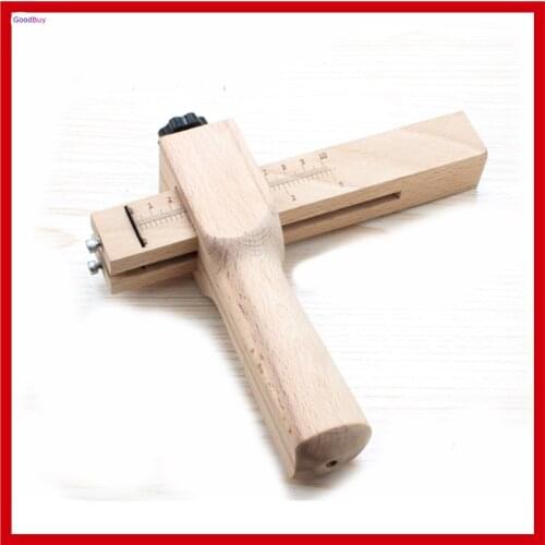New Wood Professional Fix Angle Leather Belt Cutter Divider Leather Wire Slicer Cutter