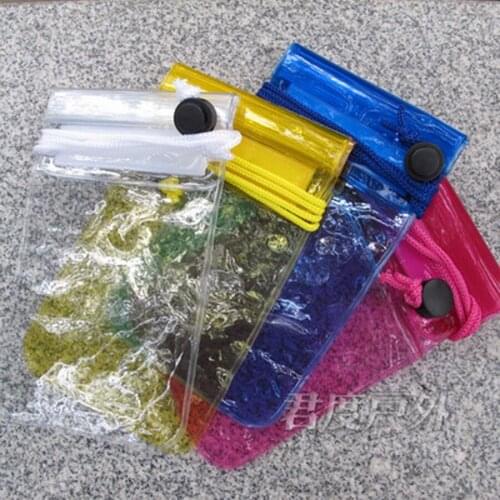 Quevinal by dhl or ems 200pcs new Outdoor Swimming Mobile Phone Waterproof Pouch Float Bag Holder Dry Protection