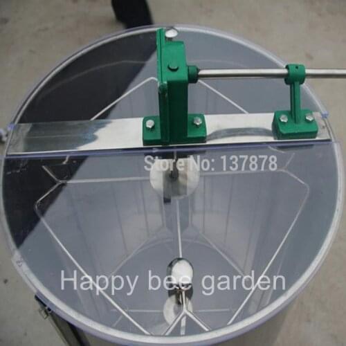 4-frame manual honey extractor
