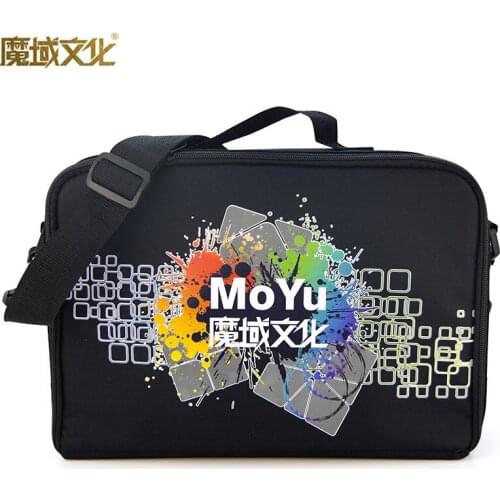 Moyu Cube Bag 36*25*7.5cm size Black Shoulder Bags For Magic Puzzle Cube 2x2 3x3 4x4 5x5 6x6 7x7 8x8 9x9 10x10 ALL Layer Toys