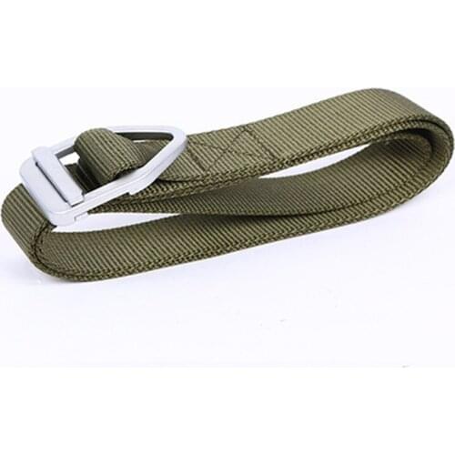 TJ-Tianjun New Canvas pants girdle Men Youth Zinc Alloy Casual Simple Tactics Outdoor sash waistband Military Training Men Belt