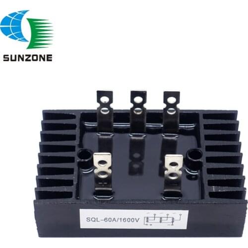 Bridge Rectifier 5 Terminal 3 Phase Diode Module 40A/60A/80A/100A 1600V SQL 60A1600V Rectifier Thyristors