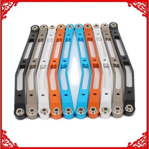 Rear Upper Chassis Linkage Link Set Aluminum For Axial Yeti Rock Racer AX90026 Desert Buggy Off-Road Crawler Upgraded Parts