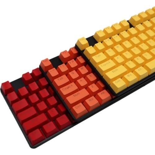 104Keys ABS Plastic Esports Gaming Keycap Mechanical Keycap Caps for Gaming Mechanical Keyboards Keycap Replacement